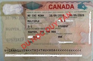 Du học Canada - Chúc mừng Nguyễn Thị Thu Hoa đã có visa du học Canada
